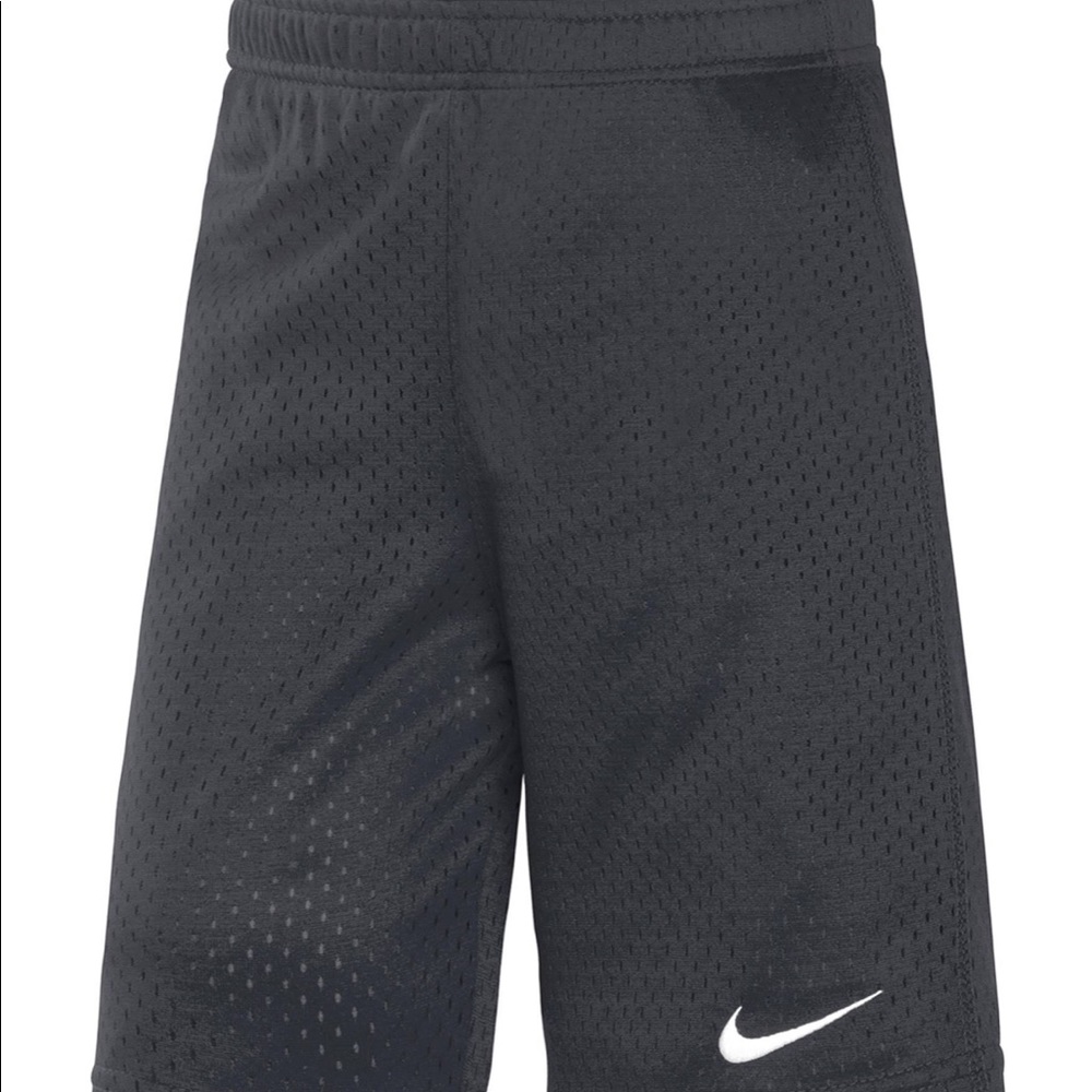 Nike Little Boys Anthracite  Mesh Sports Shorts